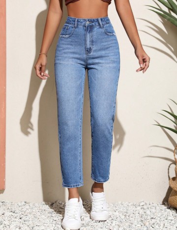 Jeans Shein, albastru