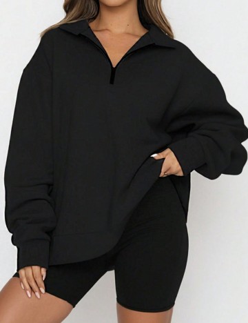 Hanorac Shein, negru