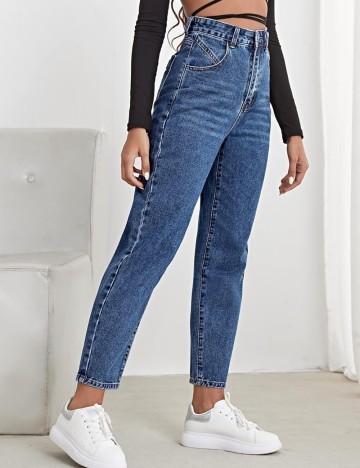 Jeans Shein, albastru