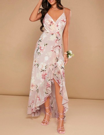 Rochie midi Shein, roz
