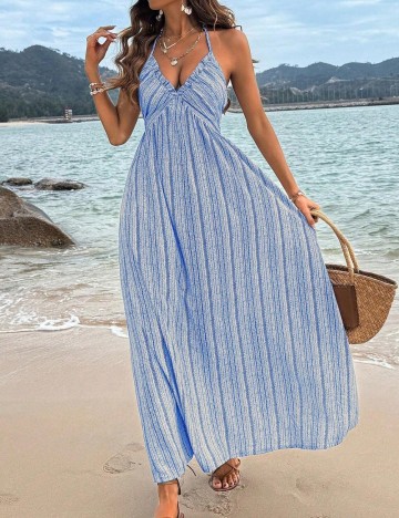 Rochie maxi Shein, albastru