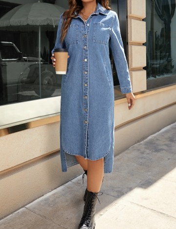 Rochie midi Shein, albastru