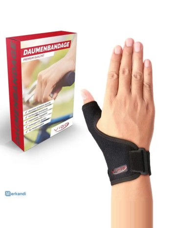 Bandaj universal pentru degetul mare Vigo Sports, negru