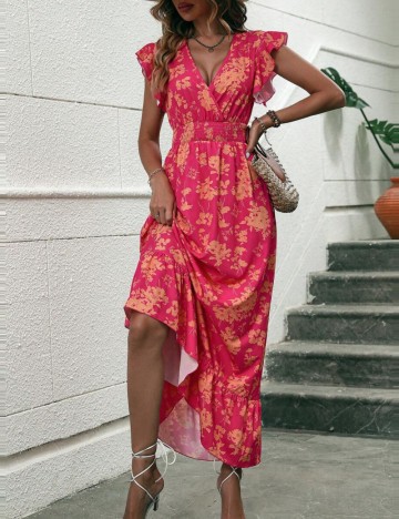 Rochie maxi Shein, mix culori