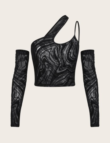 Top Shein, negru