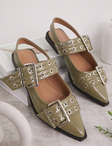 Pantofi Shein, kaki
