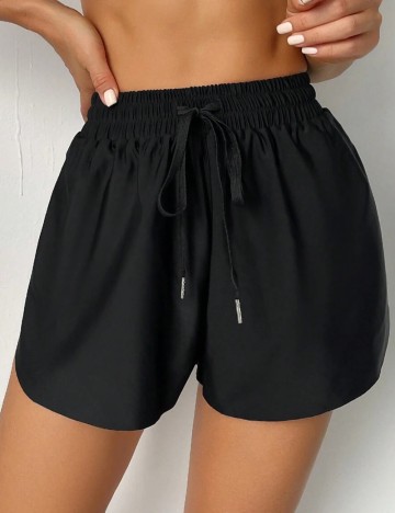 Pantaloni de plajă Shein, negru