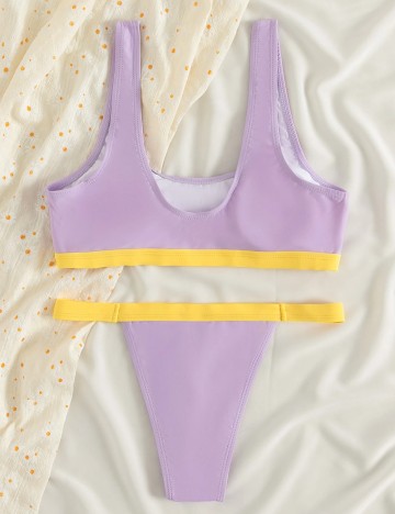 Costum de baie Shein, mov