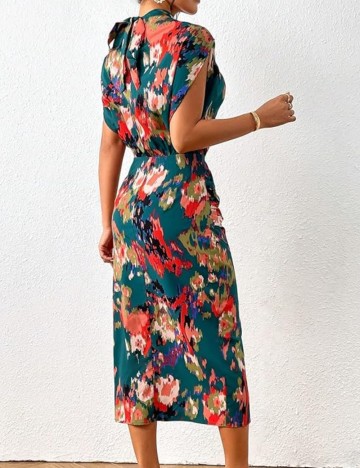 Rochie midi Shein, mix culori