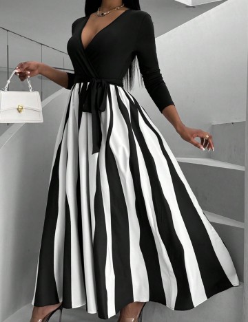Rochie maxi Shein, mix culori