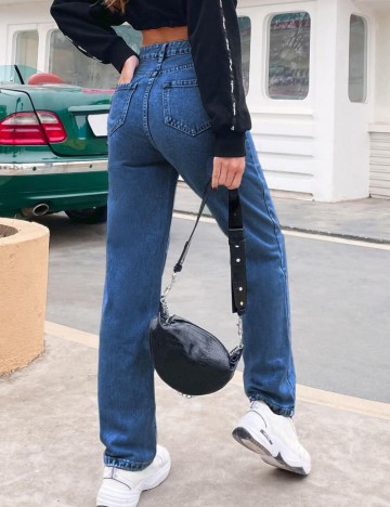 Jeans Shein, albastru