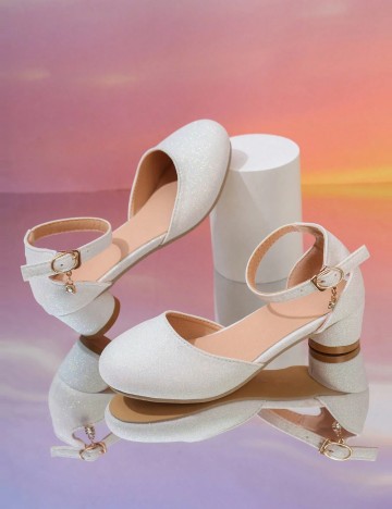 Pantofi cu toc Shein, alb