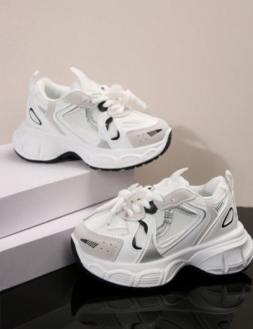 Pantofi Sport Shein, alb