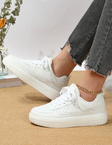 Pantofi Sport Shein, alb