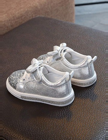 Pantofi Sport Shein, argintiu