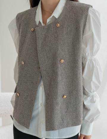 Vestă DAZY by Shein, mix culori