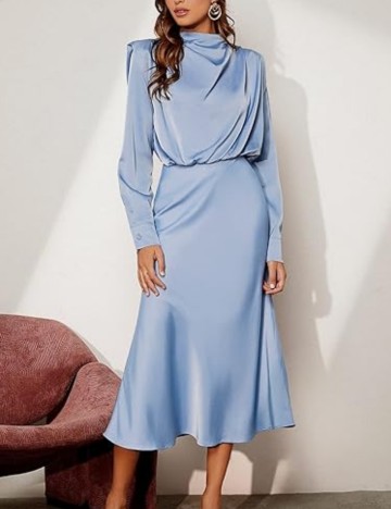 Rochie midi Shein, albastru
