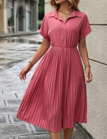 Rochie midi Shein, roz