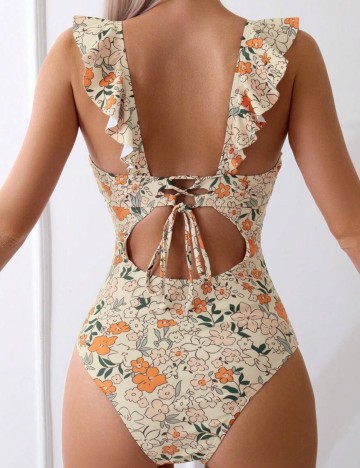 Costum de baie întreg Shein, mix culori