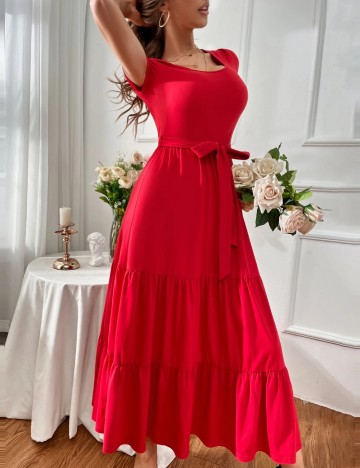 Rochie midi Shein, roșu