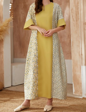 Rochie maxi Shein, galben