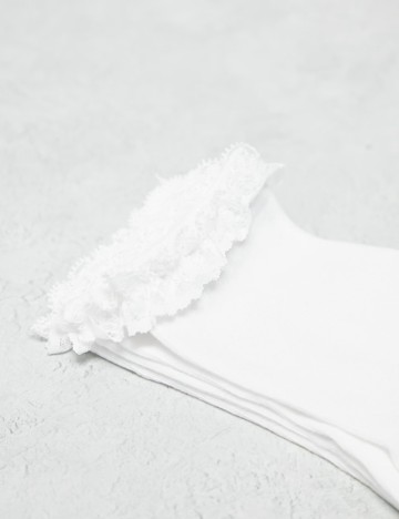 Set șosete ASOS, alb