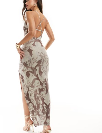 Rochie maxi ASOS, mix culori