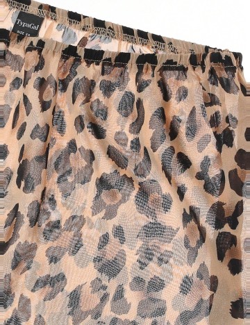 Fustă midi TypaGal by Shein, mix culori