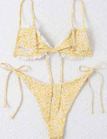 Costum de baie Shein, mix culori