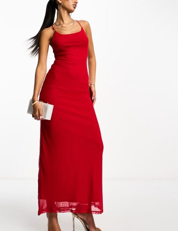 Rochie maxi ASOS, roșu