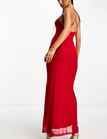 Rochie maxi ASOS, roșu