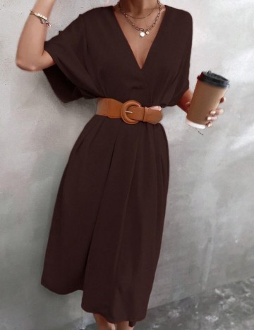 Rochie midi Shein, maro