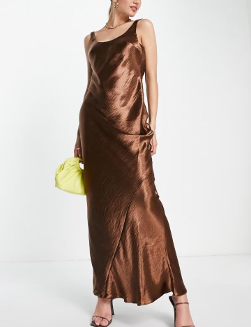 Rochie maxi ASOS, maro