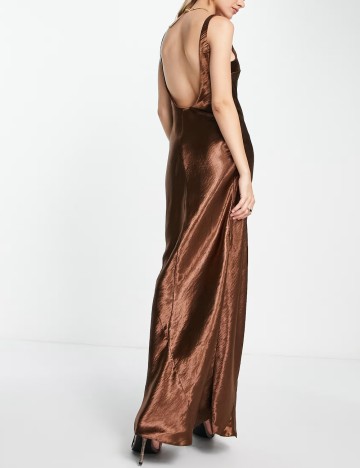Rochie maxi ASOS, maro