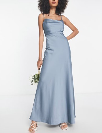 Rochie maxi ASOS, albastru