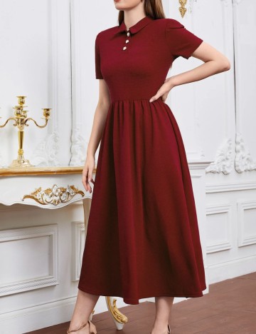 Rochie midi Shein, vișiniu