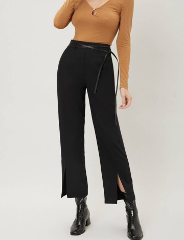 Pantaloni Office Shein, negru