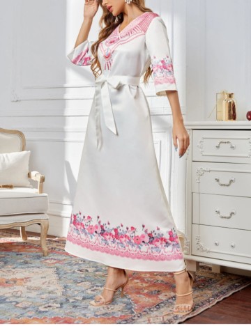Rochie maxi Shein, mix culori