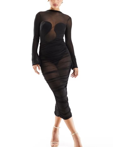 Rochie maxi ASOS, negru