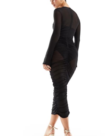 Rochie maxi ASOS, negru