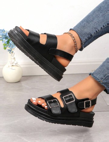 Sandale Shein, negru