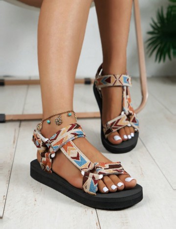Sandale Shein, mix culori