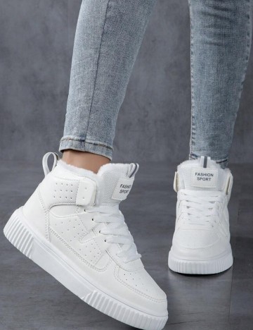 Pantofi Sport Shein, alb