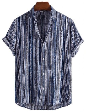 Cămașă cu mânecă scurtă MANFINITY by Shein, mix culori