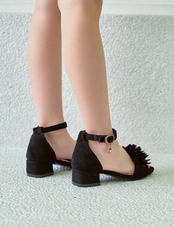 Sandale Cu Toc Shein, negru