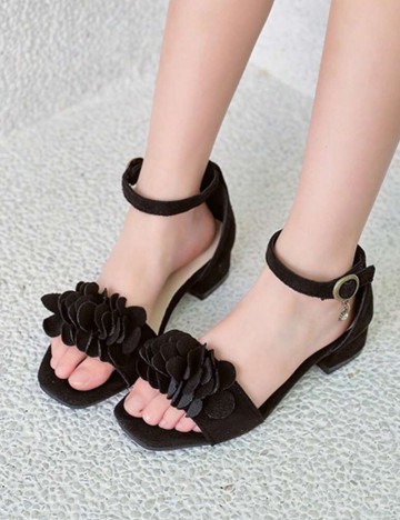 Sandale Cu Toc Shein, negru