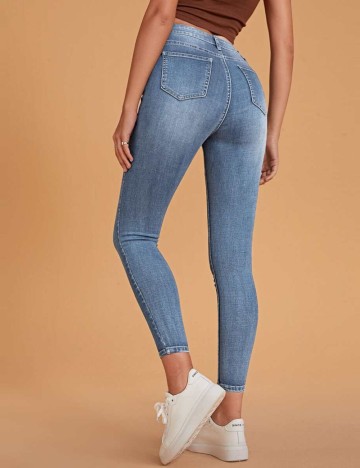 Jeans Shein, albastru