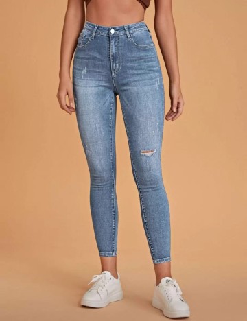 Jeans Shein, albastru