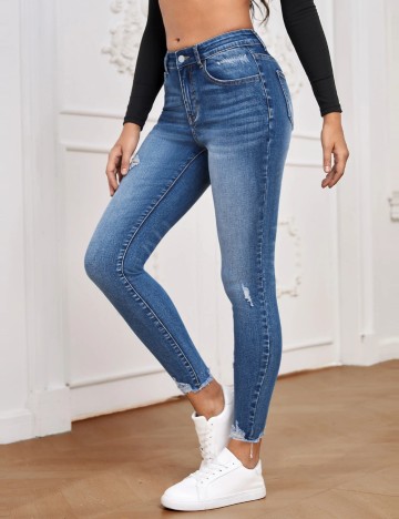 Jeans Shein, albastru