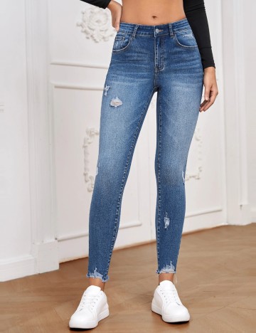 Jeans Shein, albastru
